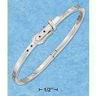 EvesAddiction Sterling Silver Belt Buckle Bangle Bracelet