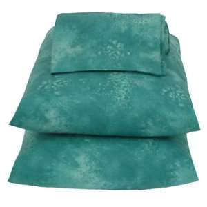    Caribbean Coolers Tie Dye Turquoise Sheet Set