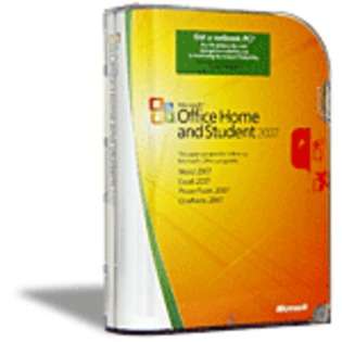 MICROSOFT Office 2007 Home Student Edition   79G00955 