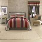 lifestyles soho loft 8 piece comforter set multi stripe