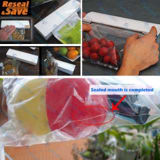 Plastic Bag Food Storage Package Heat Sealer Closer  