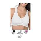 Hanes Womens Hanes Sport Cotton Pullover Bra 2 Pack H370 White/Black 