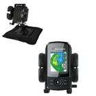 Gomadic Dash & Windshield Holder for Sonocaddie v300 Plus GPS