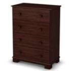 Red 4 Drawer Chest    Red Four Drawer Chest