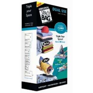 Space Bag BRS 5803 6 Dual Use Vacuum Seal and Roll Storage Bags, Set 