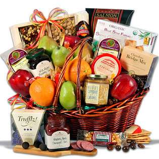 GourmetGiftBaskets Estate Collection   Fruit Gift Basket