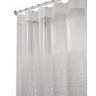 InterDesign Pebblz View EVA Shower Curtain, Frosted