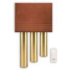   Wireless Battery Operated Door Chime Kit with Solid Birch Wood Cover