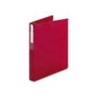 Avery Hanging File Poly Ring Binder, 1in Capacity, Red