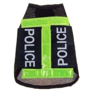  Police Dog Vest Pet Clothes Apparel Coat Black (S) Pet 