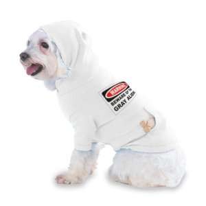  OF THE GRAY ALIENS Hooded (Hoody) T Shirt with pocket for your Dog 