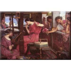   and the Suitors 30x21 Streched Canvas Art by Waterhouse, John William