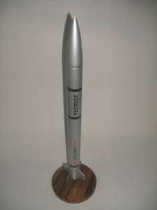 Patriot Missile Rocket Wood Model  BIG  