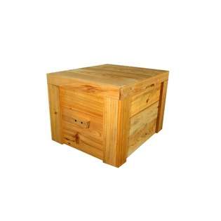LoBoy Coolers Wood Plain Deck Box 