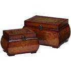 Wood Storage Boxes Set  