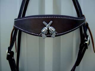 COWBOY HORSE BRIDLE WESTERN LEATHER WORKING HEADSTALL TACK BROWN RODEO 