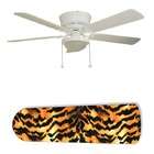 New Image Concepts Tiger Stripe Print 52 Ceiling Fan with Lamp