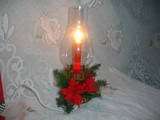Noma Hurricane Holly Lamp Electric Christmas Light  