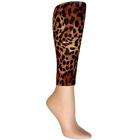Foot Traffic Leopard Print Animal Tone Colored Footless Tights (L01022 