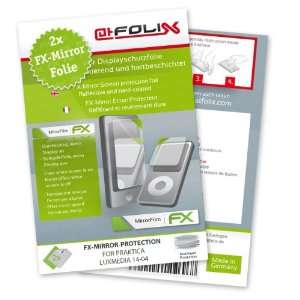 atFoliX FX Mirror Stylish screen protector for Praktica Luxmedia 14 