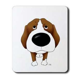 Big Nose Beagle Funny Mousepad by   Sports 
