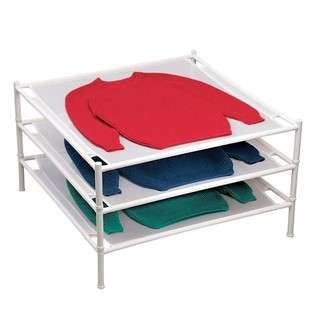 Household Essentials Sweater Air Dryer Clothes Rack XL Stackable 3 
