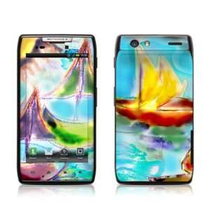 Sail Boats Design Protective Skin Decal Sticker for Motorola Droid 