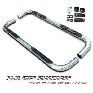  Stainless Steel Nerf Side Step Bar   2004 2006 Chevy 