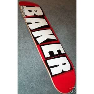 Baker Pro Brand White Skateboard 7.5 Deck Decks  Sports 