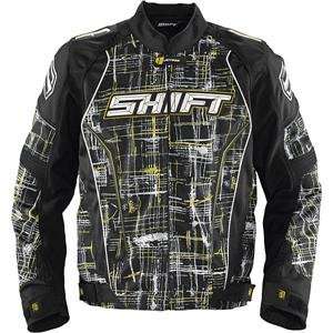  Shift Racing Avenger Jacket   X Large/Black/Yellow 