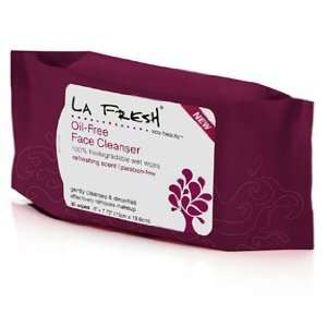  LA FRESH Oil Free Face Cleanser, Scented, 30 wipes Beauty