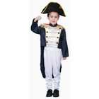   America Colonial General Child Costume / White/Blue   Size Small (4 6