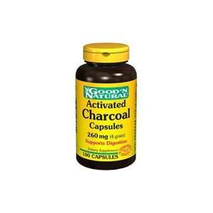   Charcoal 260mg   Supports Digestion, 100 caps