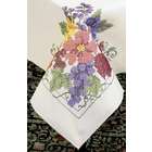 Dimensions Flowers & Berries Tablecloth Stamped Cross Stitch 50X70