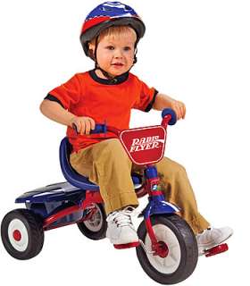 Radio Flyer Boys Fold 2 Go Tricycle   Red and Blue   Radio Flyer 