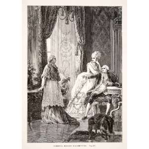  1875 Woodcut Paul Philippteaux Cardinal Rohan Affair 