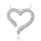   this gorgeous heart necklace metal 925 sterling silver jewelry rhodium