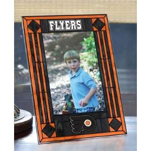 Philadelphia FLYERS Stained Glass Art 4x6 Picture FRAME New  