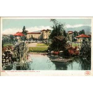   Pasadena CA   City Park and Hotel Green 1900 1909