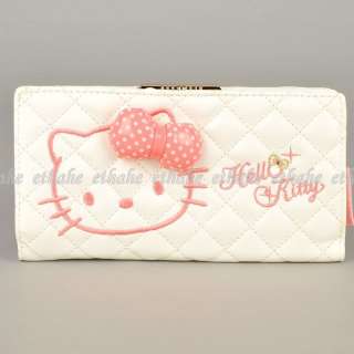 Hello Kitty Long Wallet Change Coin Purse White EIGEJW  