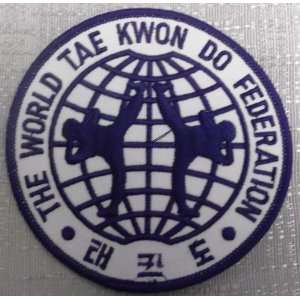  The World of Tae Kwon Do Federation Embroidered Logo Crest 