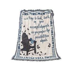  Teachers Retirement Cotton Tapestry Throw Blanket