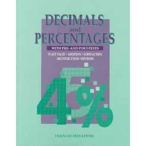  Decimals and Percentages With Pre  And Post Tests 