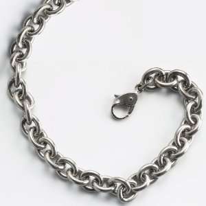  20 Inch  3.1mm Cable Titanium Chain Necklace Jewelry