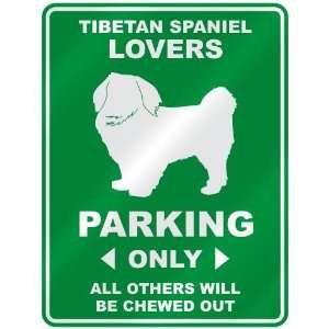   SPANIEL LOVERS PARKING ONLY  PARKING SIGN DOG
