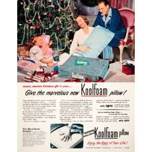  1950 Ad Koolfoam Pillows Dayton Rubber Ohio Christmas Tree 