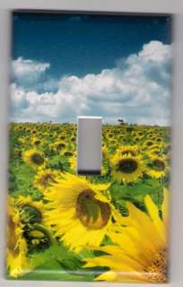 Sunflowers Decorative Light switch Plate cover #4  