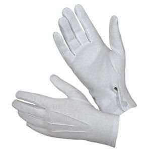 Hatch Gloves White Cotton Gloves Snap Medium White  Sports 