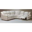 Excalibur 2 pc custom fabric upholstered motion sectional sofa with 