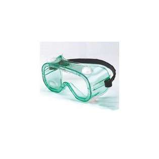   Glasses Goggles With Green Frame And Clear Anti Fog, Anti Scratch Lens